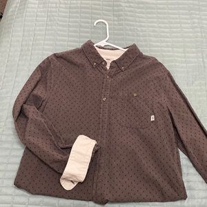 Vans Size Large button down long sleeve